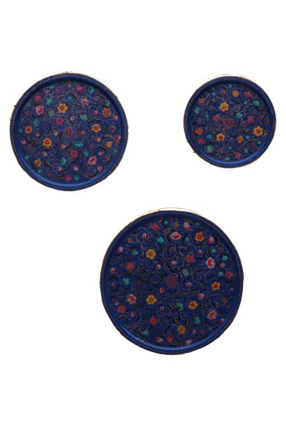 Wooden Wall Decor Plates - Set of 3 